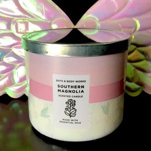 BBW 3 wick candle Southern Magnolia